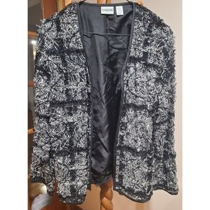 Chico's Ruffle Jacket